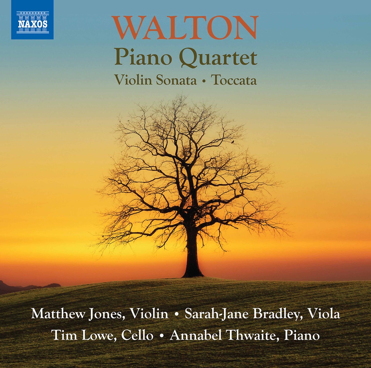Walton: Chamber Works by Matthew Jones & Annabel Thwaite album cover