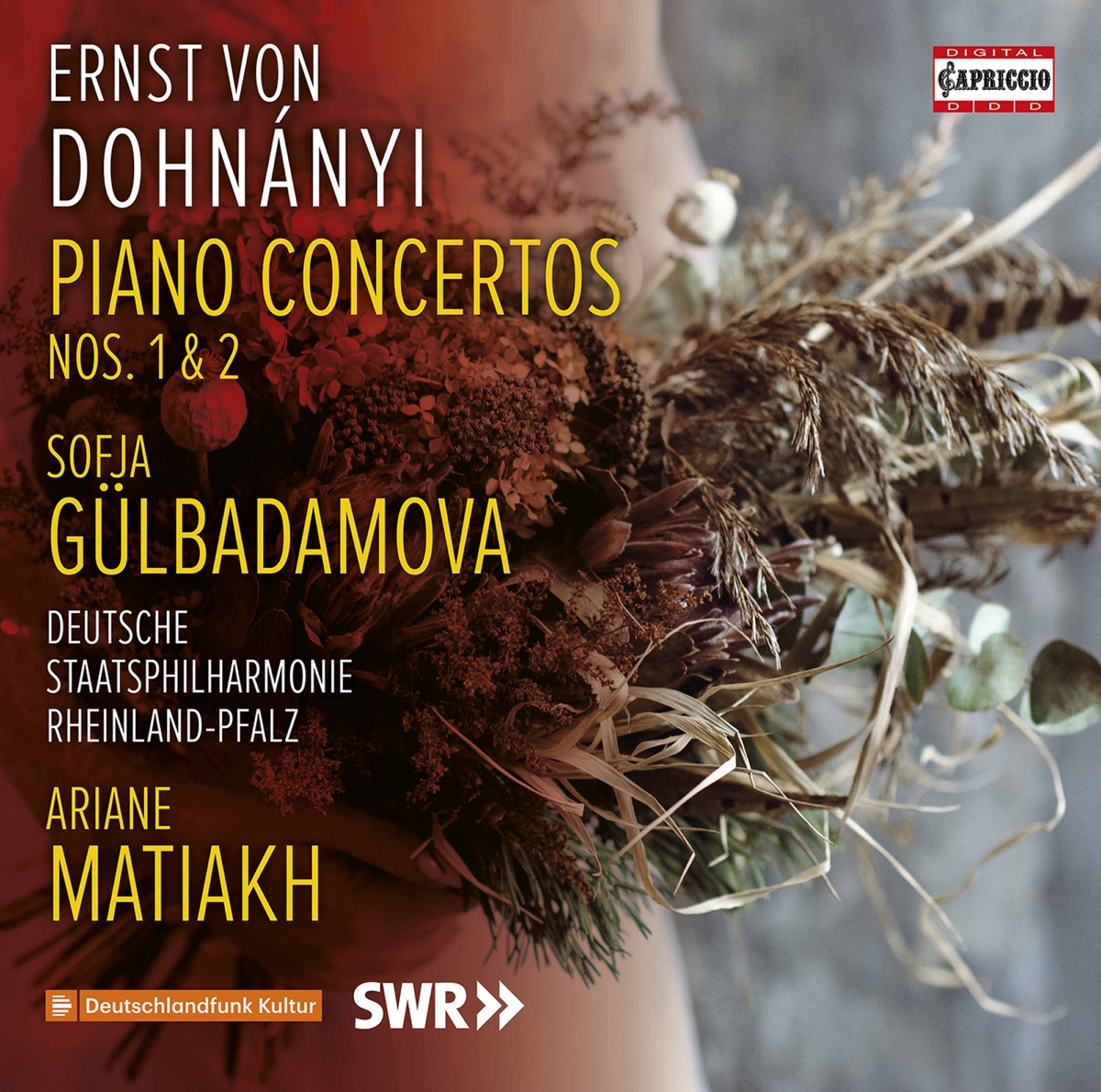 Dohnányi: Piano Concertos Nos. 1 & 2 by Sofja Gülbadamova, Deutsche Staatsphilharmonie Rheinland-Pfalz & Ariane Matiakh album cover