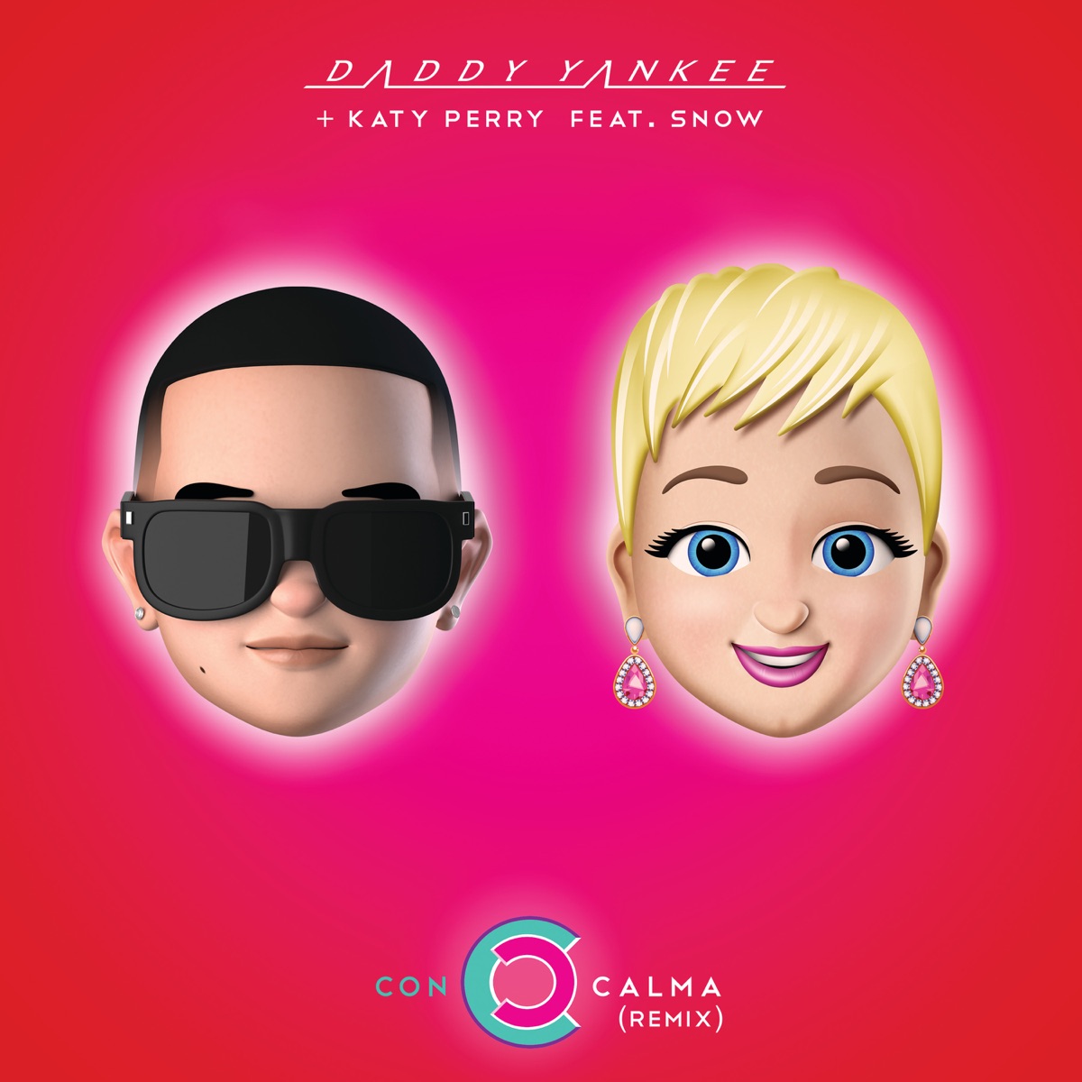 Con Calma (feat. Snow) [Remix] - Single by Daddy Yankee & Katy Perry album cover