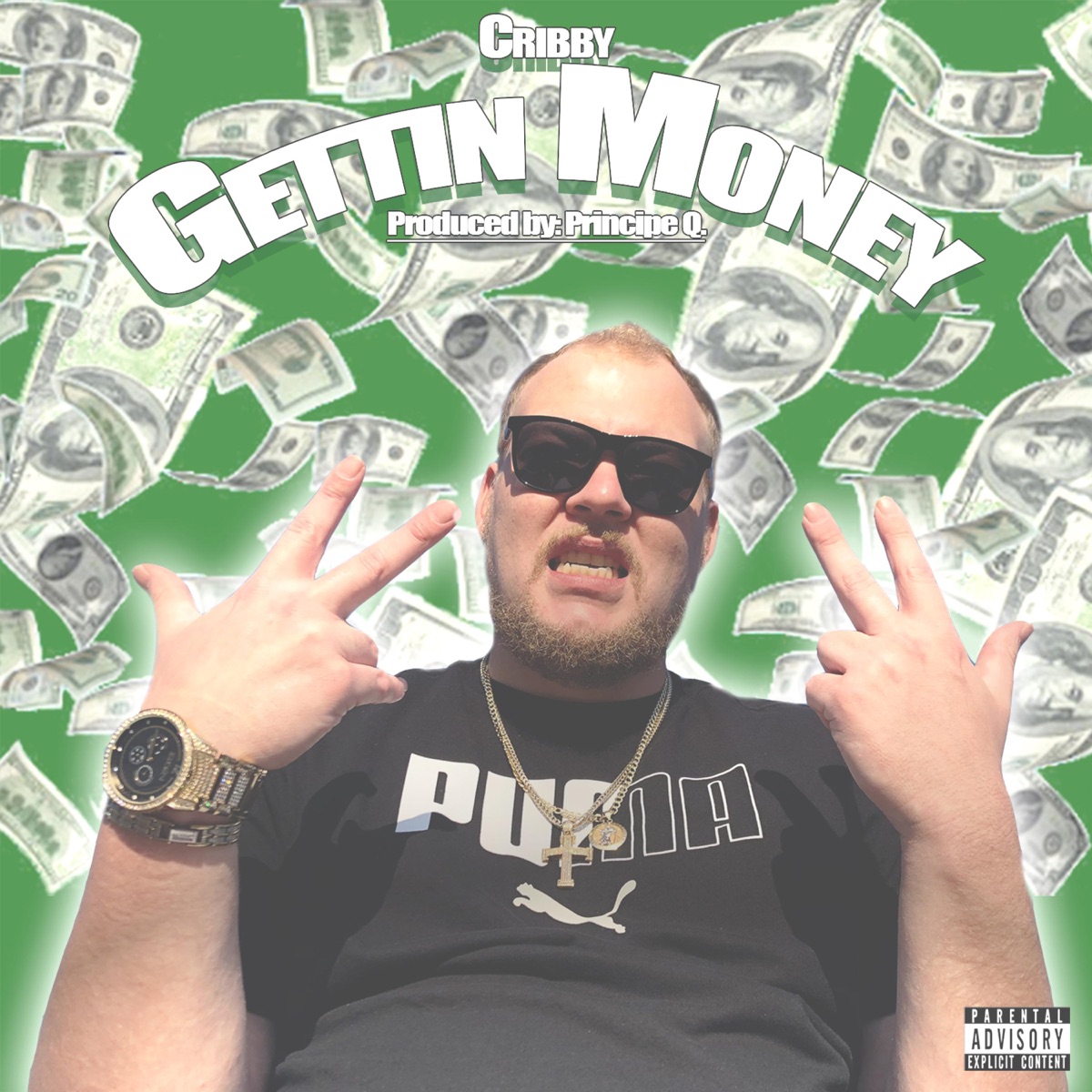 Gettin' Money - Single by Cribby album cover