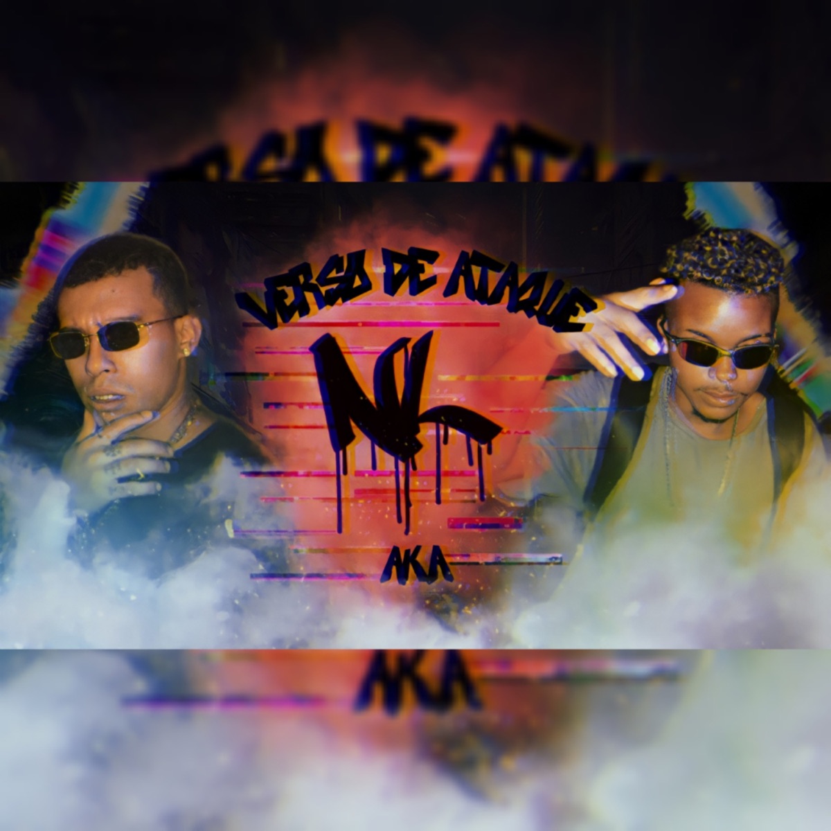 Verso de Ataque - Single by NL AK CDA, Nano A.K.A, Lucasy Beats, Amorim Mc & Lima A.K.A album cover