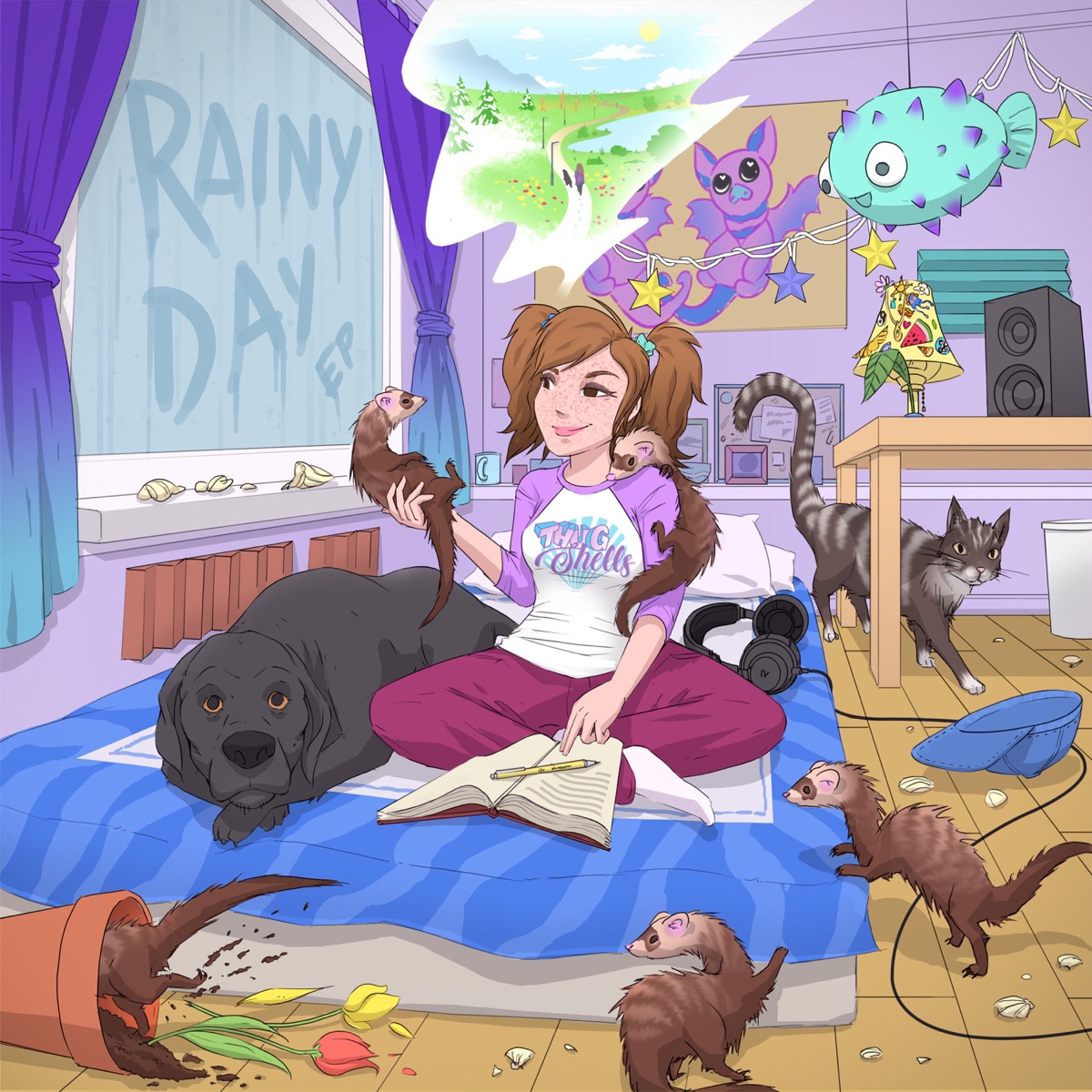 Rainy Day EP by Thug Shells album cover