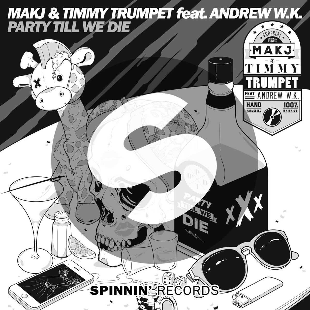 Party Till We Die (feat. Andrew W.K.) - Single by MAKJ & Timmy Trumpet album cover