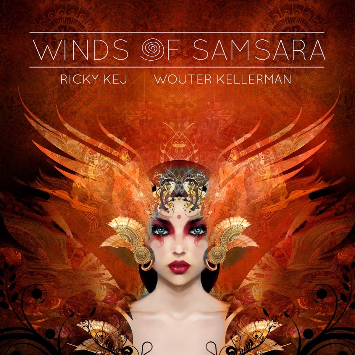 Winds of Samsara by Ricky Kej & Wouter Kellerman album cover