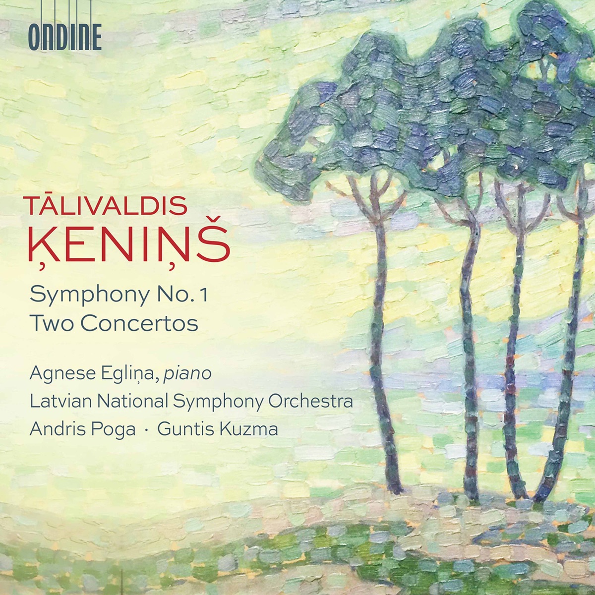 Ķeniņš: Symphony No. 1 & 2 Concertos by Latvian National Symphony Orchestra album cover