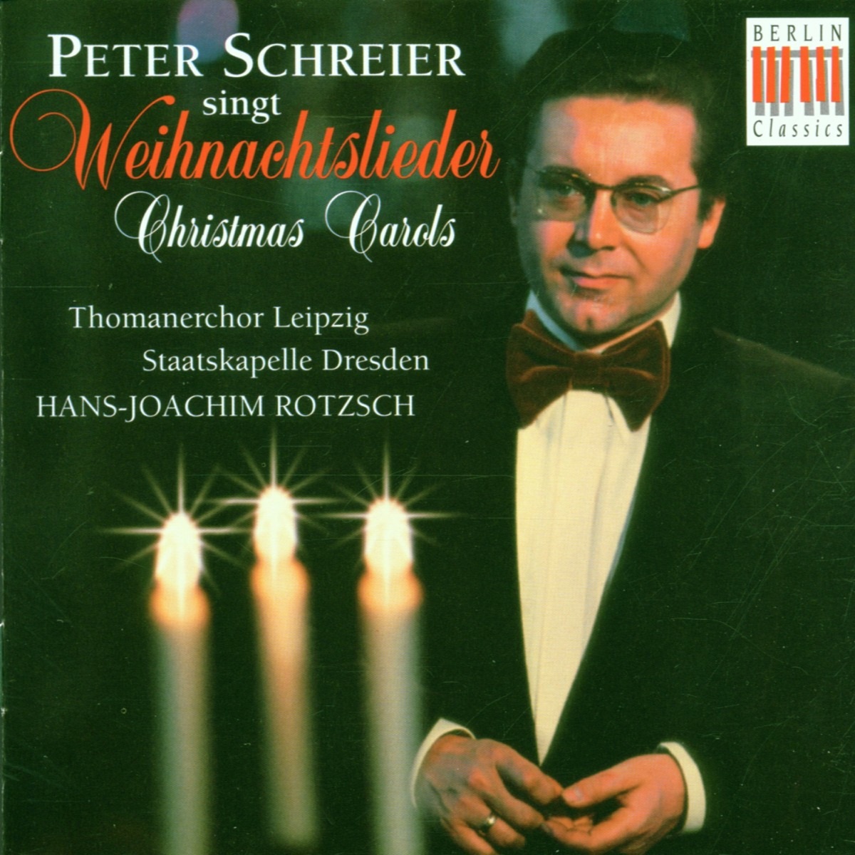 Peter Schreier Singt Weihnachtslieder (Peter Schreier Sings Christmas Carols) by Hans-Joachim Rotzsch, Peter Schreier, Staatskapelle Dresden & St Thomas's Boys Choir Leipzig album cover