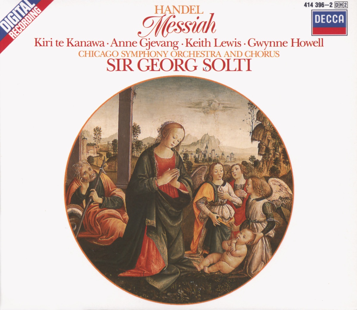 Handel: Messiah by Chicago Symphony Chorus, Dame Kiri Te Kanawa, Chicago Symphony Orchestra & Sir Georg Solti album cover