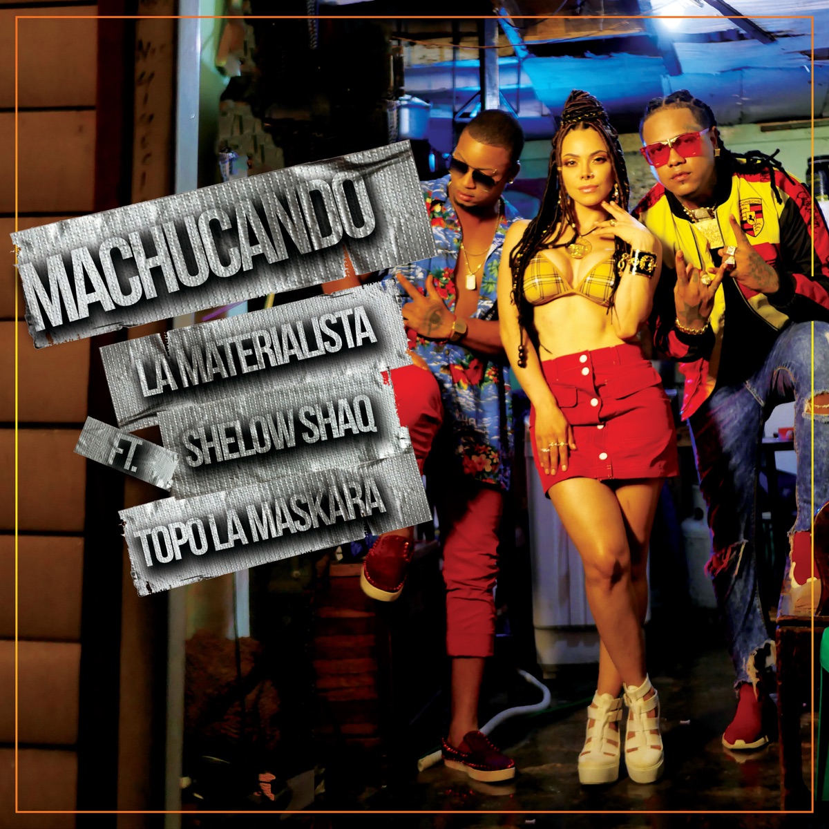 Machucando (feat. Shelow Shaq & Topo La Maskara) - Single by La Materialista album cover