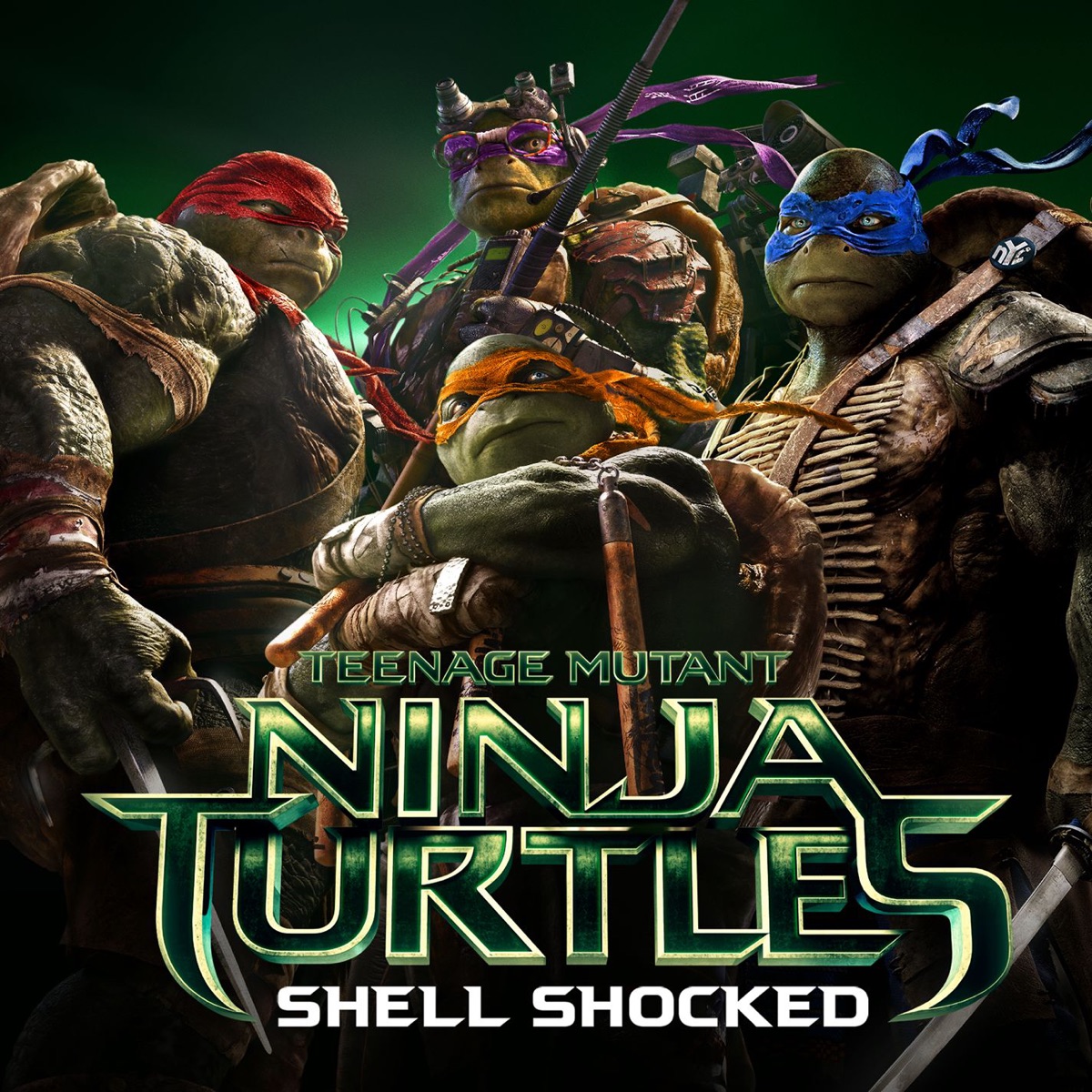 Shell Shocked (feat. Kill the Noise & Madsonik) [From "Teenage Mutant Ninja Turtles"] - Single by Juicy J, Wiz Khalifa & Ty Dolla $ign album cover