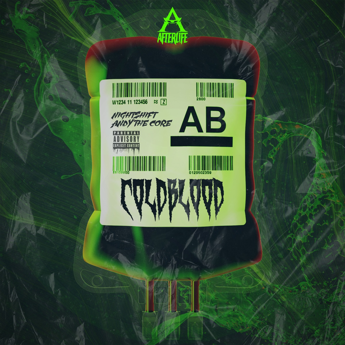 Cold Blood - Single by Nightshift & Andy The Core album cover