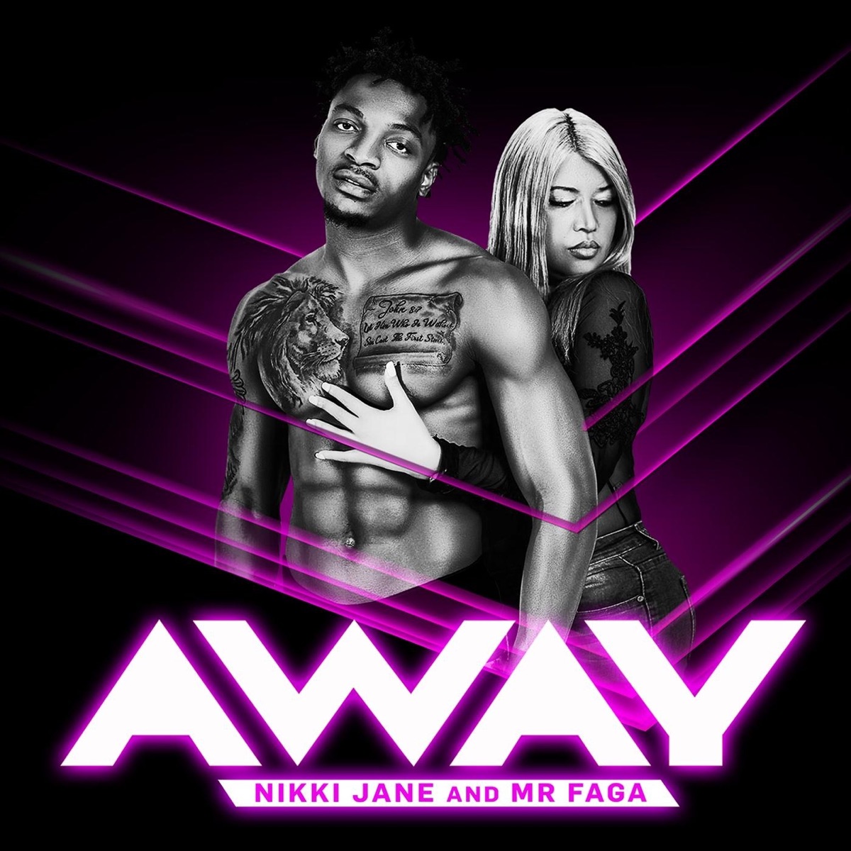 Away - Single by Nikki Jane & Mr Faga album cover