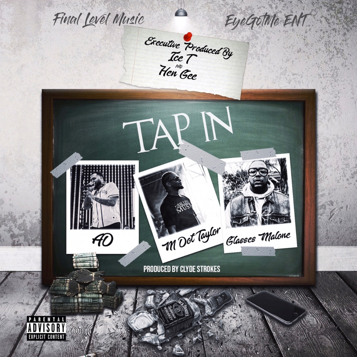 Tap In (feat. Ice-T) - Single by M Dot Taylor, AD & Glasses Malone album cover