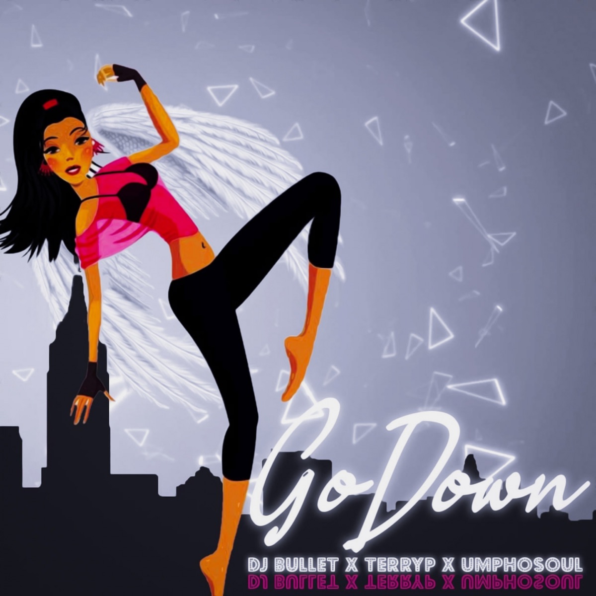 Go Down - Single by DJ Bullet, Terry P & UmphoSoul album cover