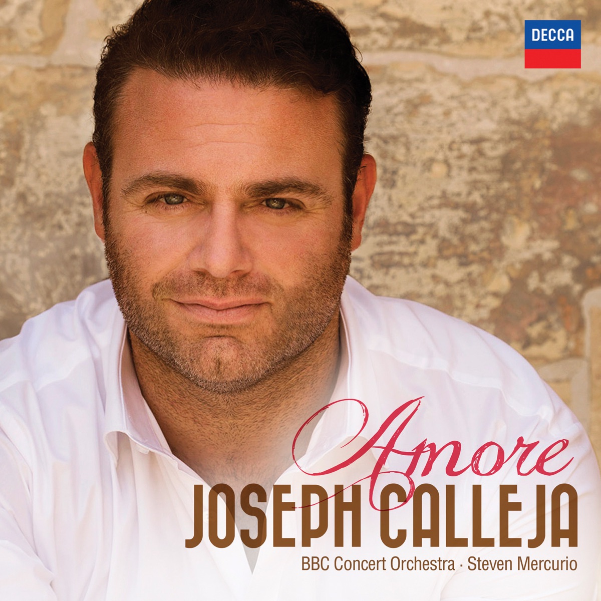 Amore by Joseph Calleja, BBC Concert Orchestra & Steven Mercurio album cover