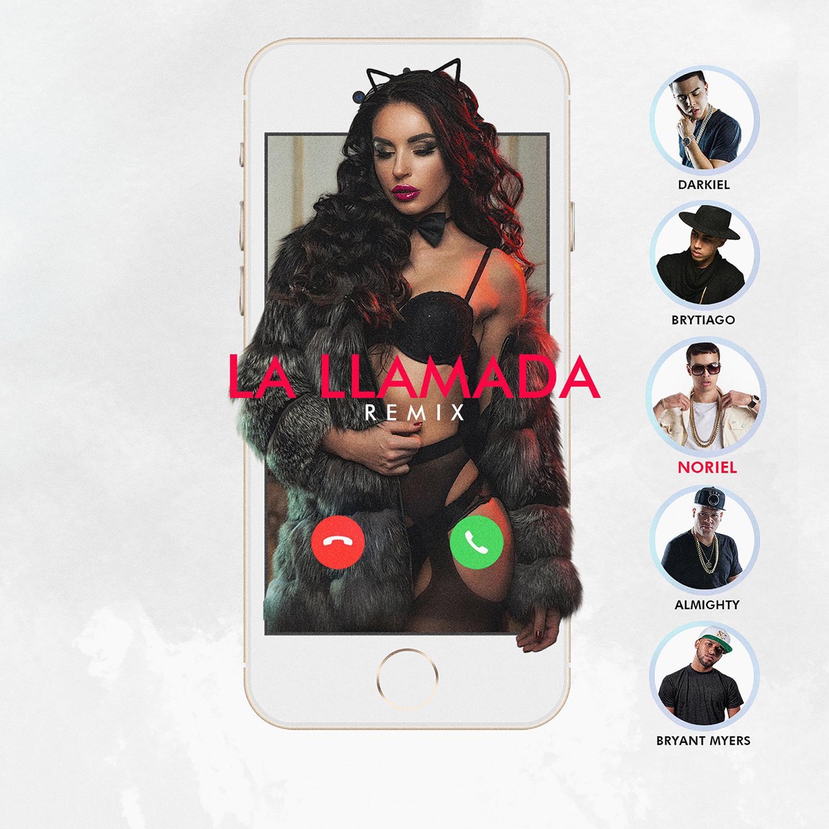 La Llamada (Remix) [feat. Brytiago, Bryant Myers, Darkiel & Almighty] - Single by Noriel album cover