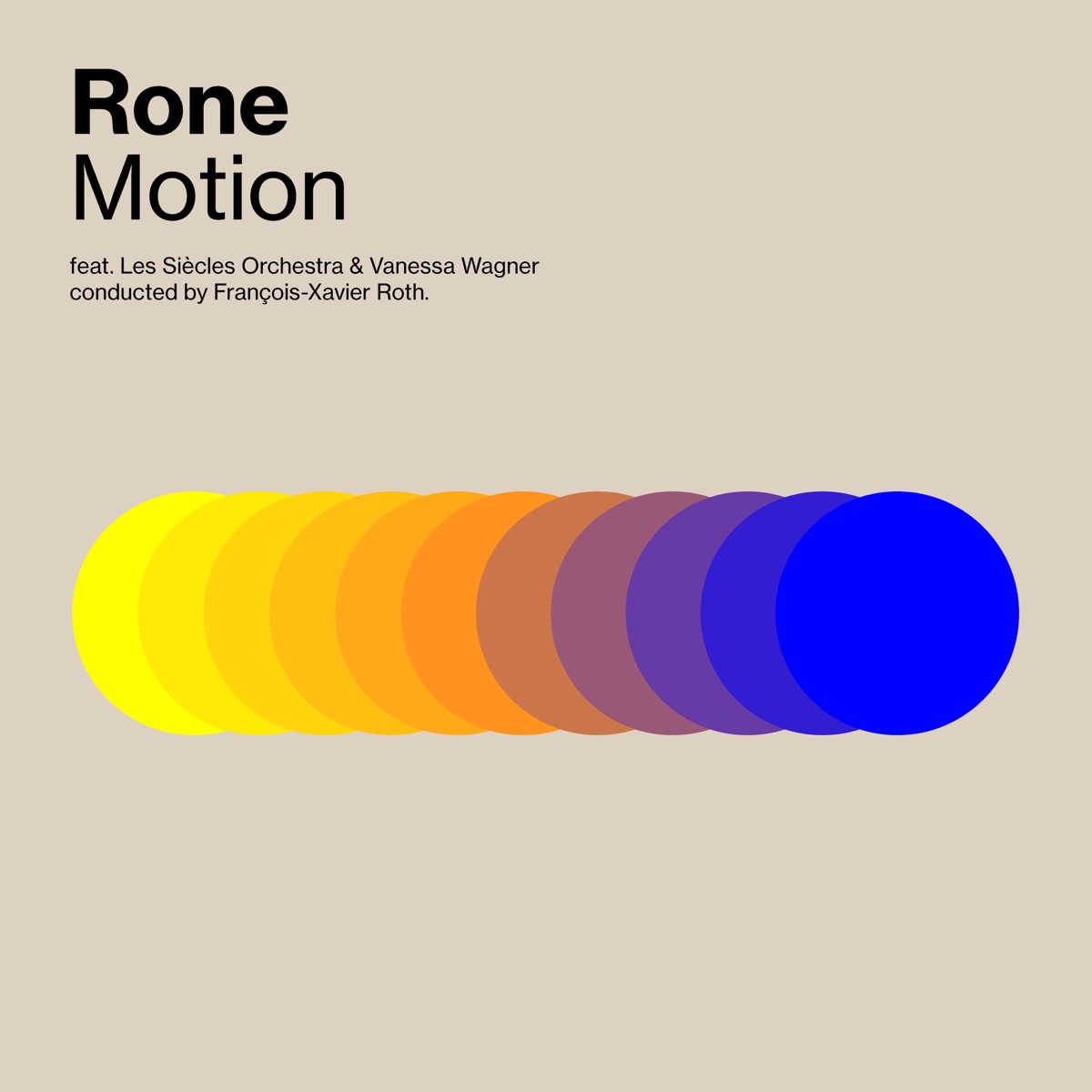 Motion (feat. Les Siècles, François-Xavier Roth & Vanessa Wagner) - EP by Rone album cover