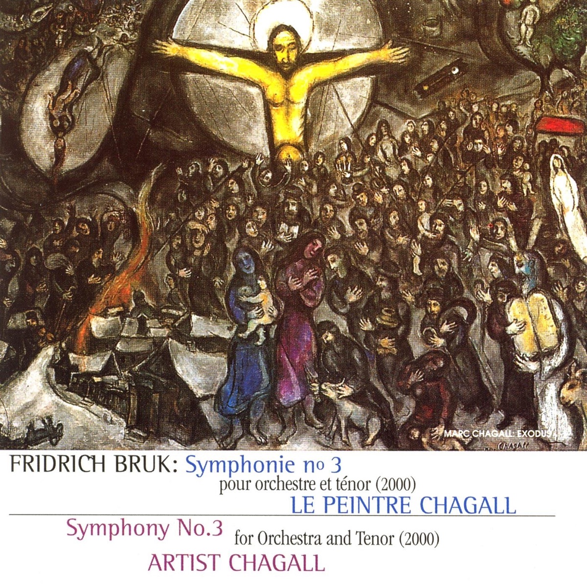 Artist Chagall by Estonian National Opera Orchestra, Mati Turi, Estonian National Male Choir & Erkki Palola album cover
