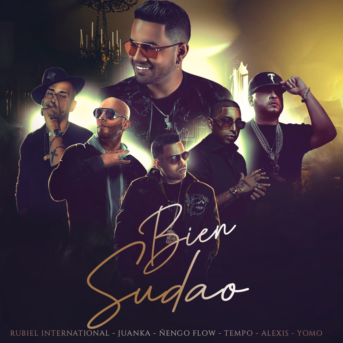 Bien Sudao - Single by Rubiel International, Juanka, Ñengo Flow, Tempo, Alexis & Yomo album cover