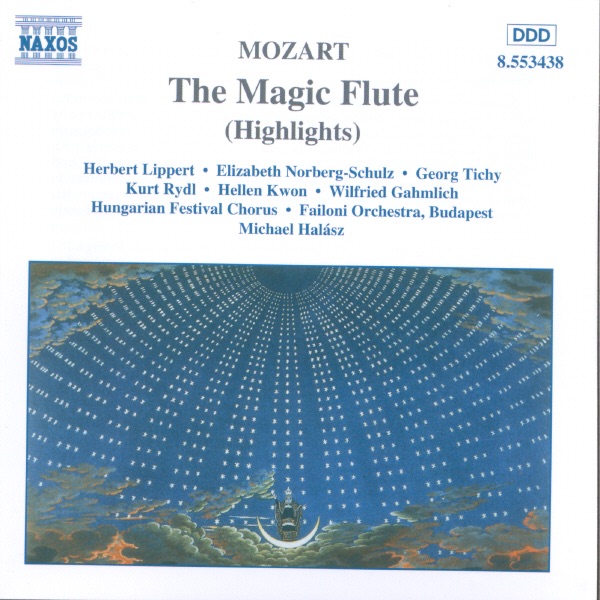 Mozart: The Magic Flute (Highlights) by Failoni Orchestra, Budapest & Michael Halász album cover