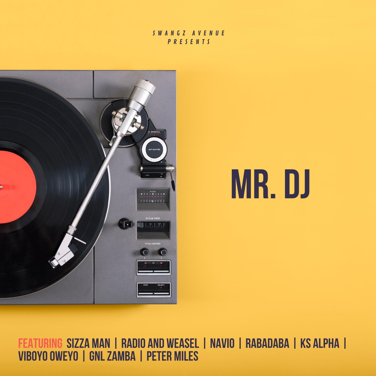 Mr DJ - Single by Sizza Man, Radio & Weasel, Navio, Rabadaba, KS Alpha, Viboyo Oweyo, Gnl Zamba & Peter Miles album cover