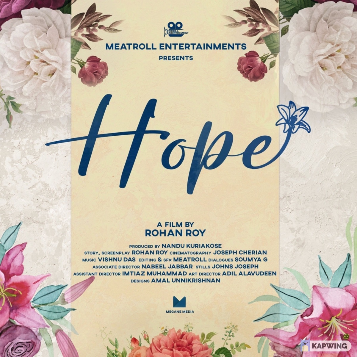 Hope (Original Motion Picture Soundtrack) - Single by Vishnu Das album cover
