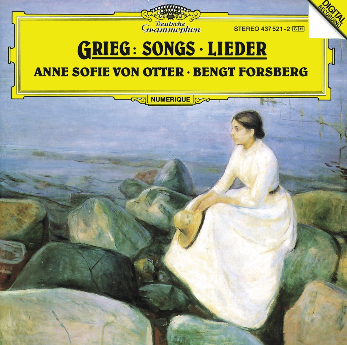 Grieg: Songs by Anne Sofie von Otter & Bengt Forsberg album cover