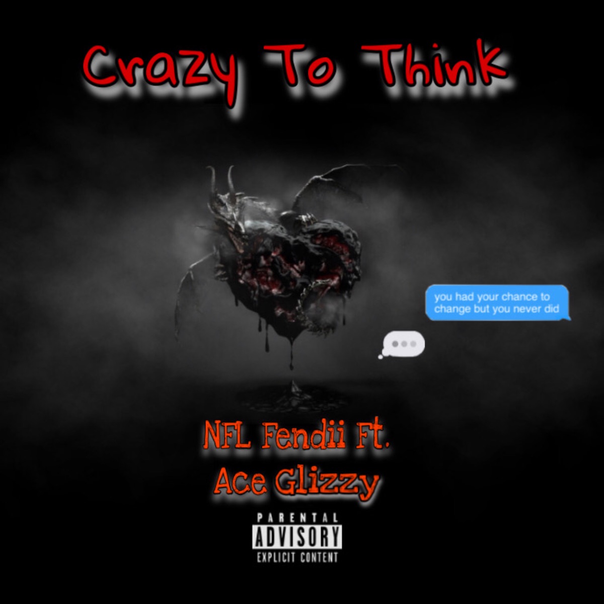 Crazy To Think (feat. Ace Glizzy) - Single by NFL Fendii album cover