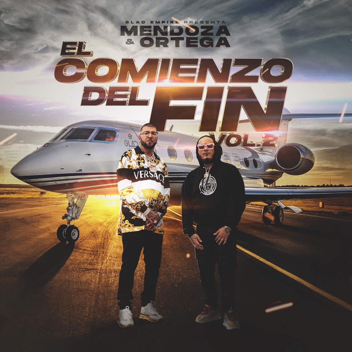 Mendoza & Ortega: El Comienzo del Fin, Vol. 2 - EP by MC Ceja & Polakan album cover