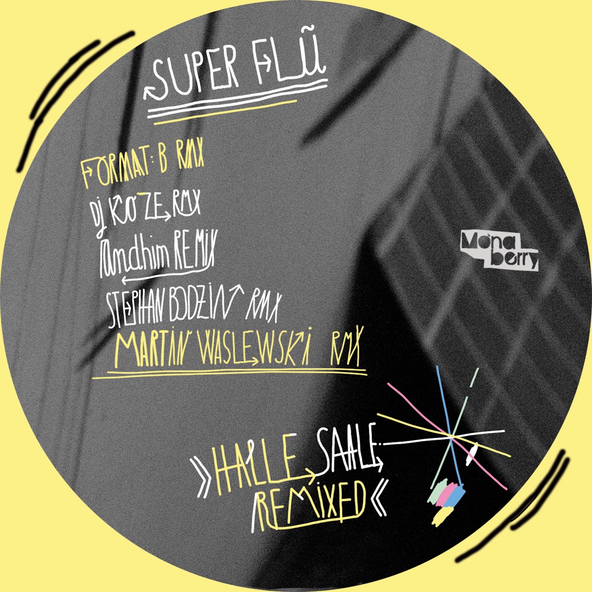 Halle Saale Remixed by Super Flu album cover