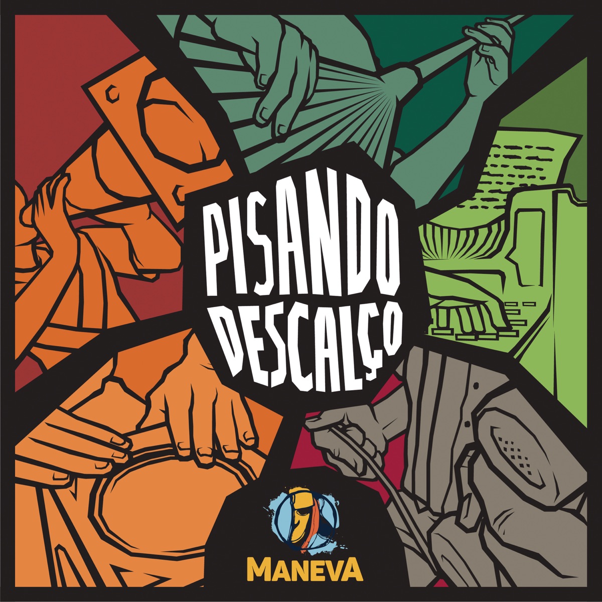Pisando Descalço - Single by Maneva album cover