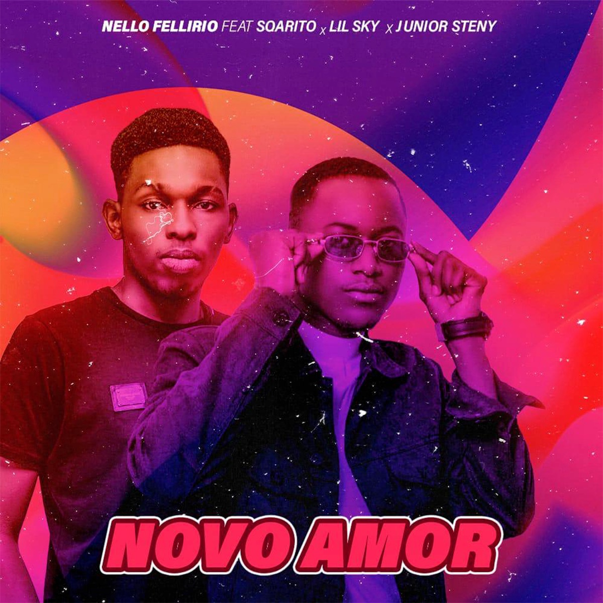 Novo Amor (feat. Soarito, LIL Sky & Júnior Steny) - Single by Nello Fellirio album cover