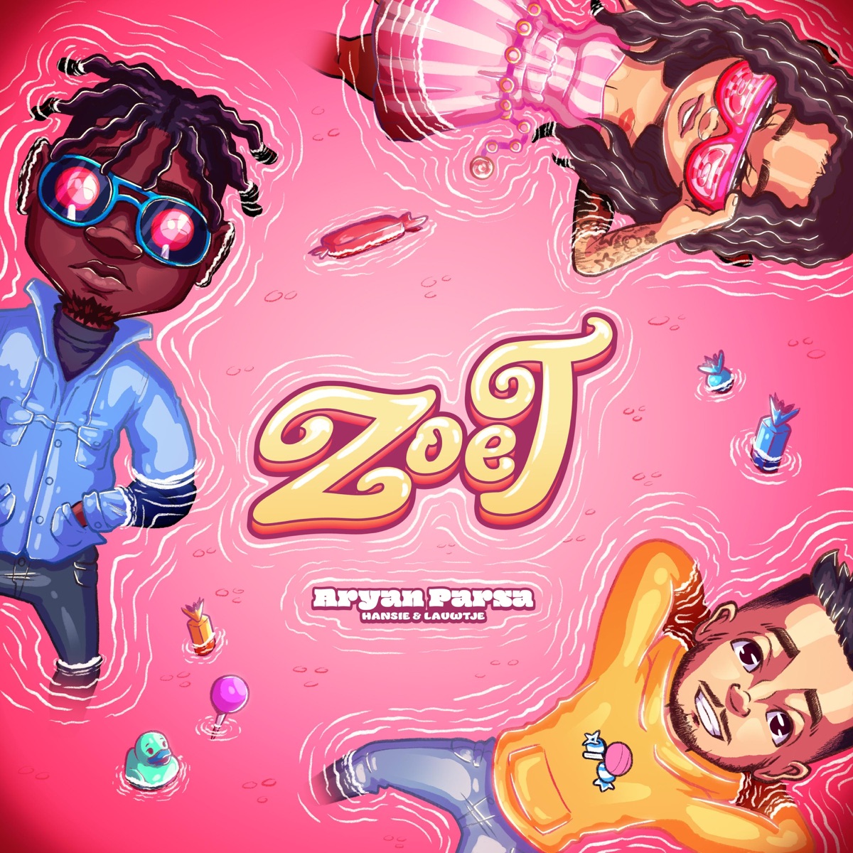 Zoet - Single by Aryan Parsa, FLORABWOYY & Lauwtje album cover