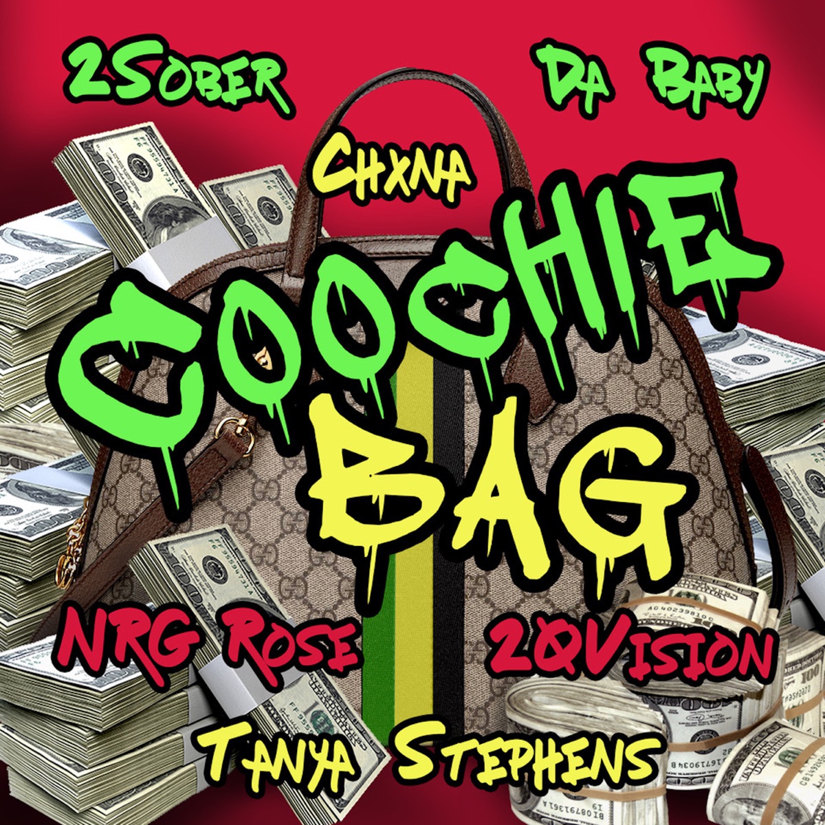 Coochie Bag - Single by Tanya Stephens, Chxna, NRG Rose, 2Sober & DaBaby album cover artwork