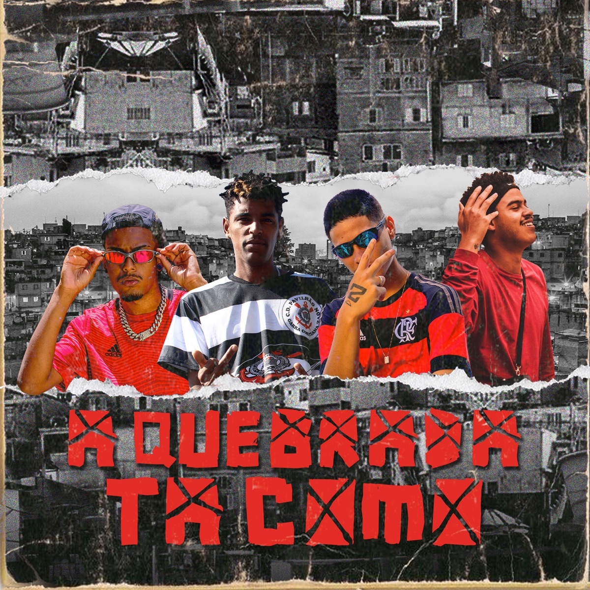 A Quebrada Ta Como - Single by Trap de Quebrada, Kabatistta, LD Menezes, NK da Grota, JNN, Prado Le & HIRATA album cover