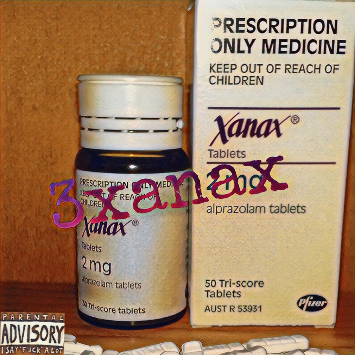 3Xanax (feat. Bm) - Single by Trap Vultin album cover