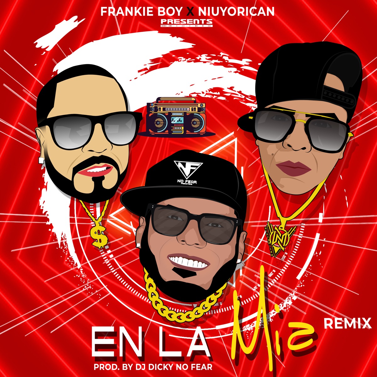 En la Mia Remix - Single by NIUYORICAN & Frankie Boy album cover