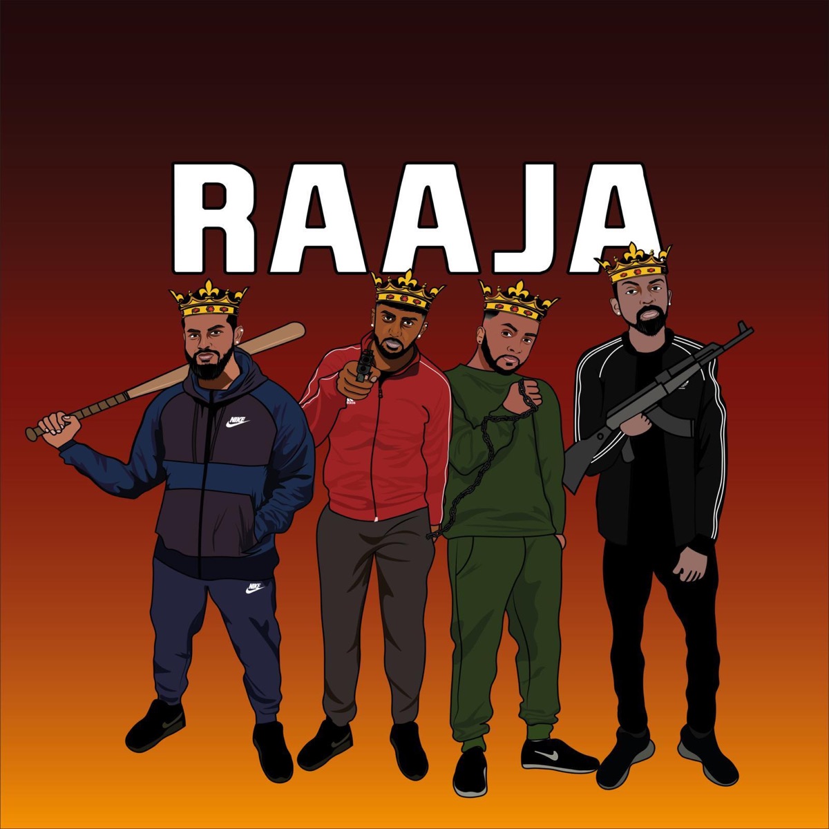 Raaja (feat. Inthu, Boston & Kadum Kural Q) - Single by Achu album cover