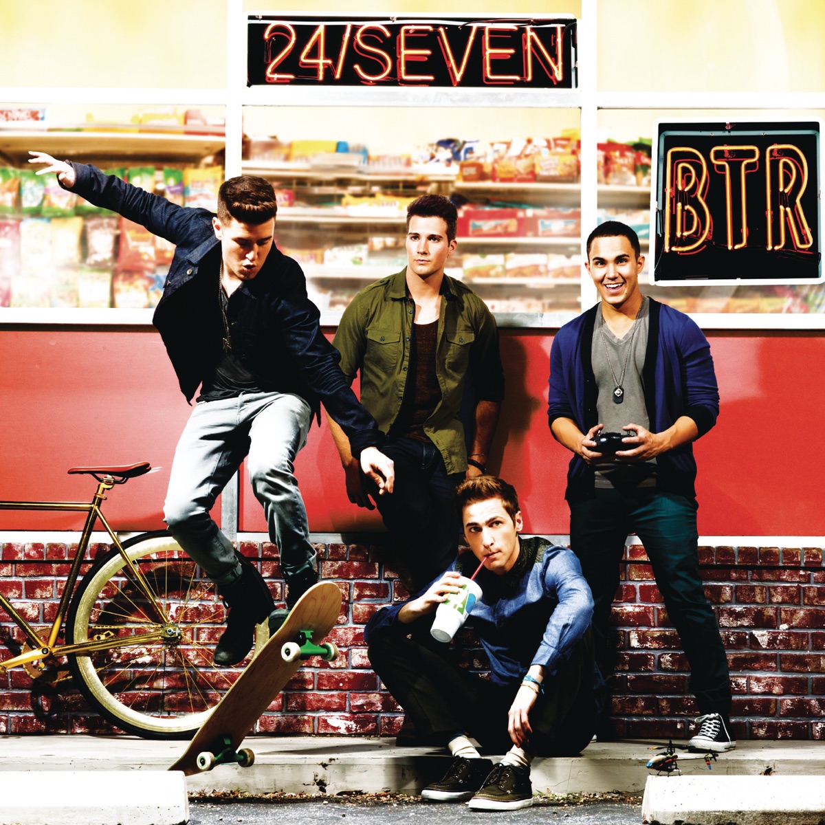 24/Seven (Deluxe Version) by Big Time Rush album cover