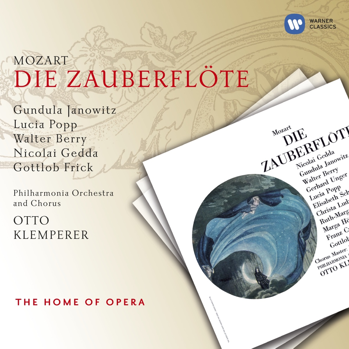 Mozart: Die Zauberflöte by Otto Klemperer album cover