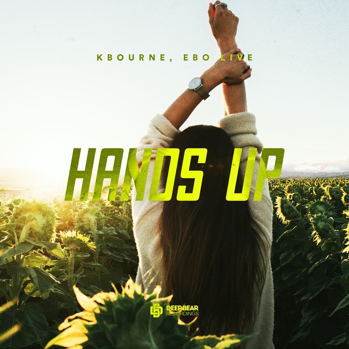 Hands Up - Single by KBourne & EBO Live album cover