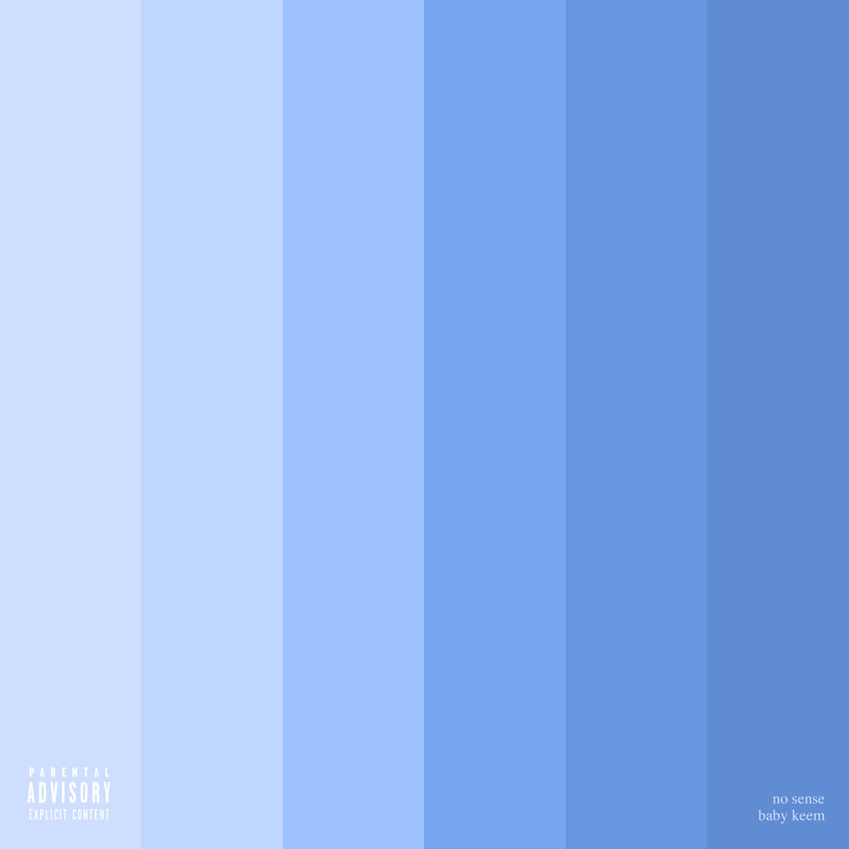 no sense - Single by Baby Keem album cover artwork