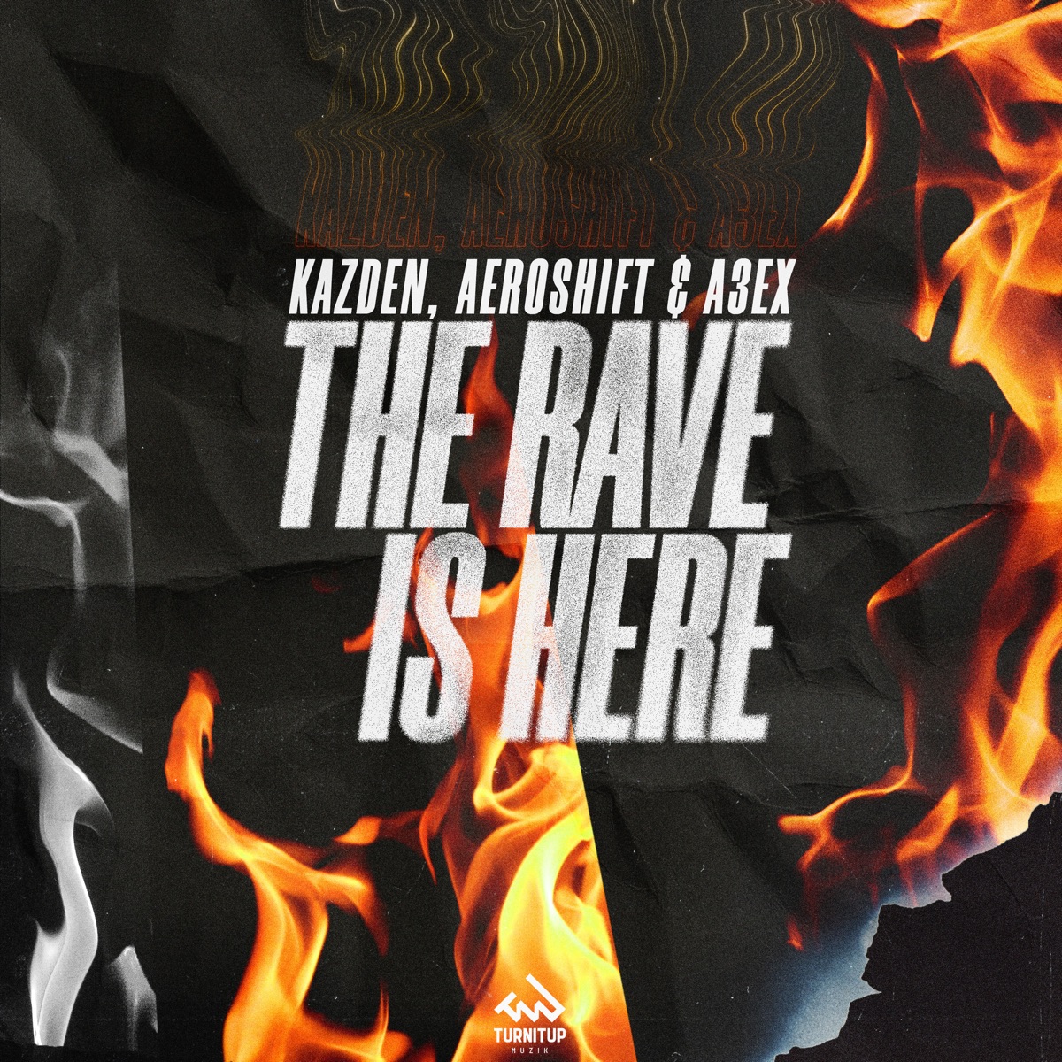 The Rave Is Here - Single by Kazden, Aeroshift & A3EX album cover