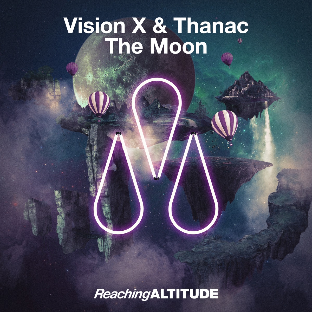 The Moon - Single by VISION X & Thanac album cover