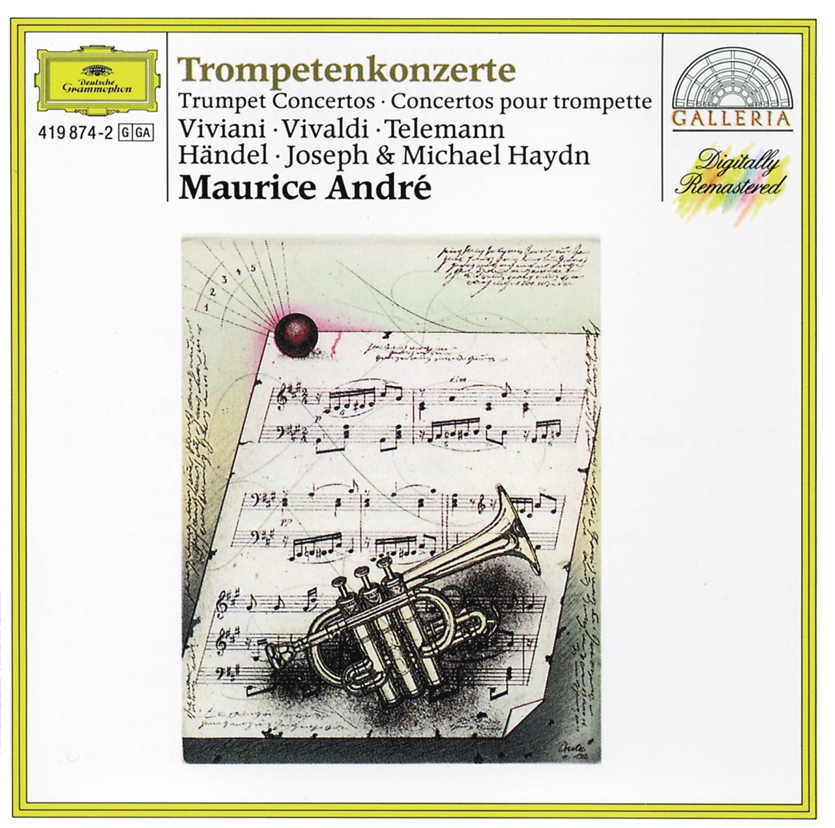 Trumpet Concertos by Hedwig Bilgram, English Chamber Orchestra, Hilde Noe, Mauritz Sillem, Hans Stadlmair, Münchener Bach-Orchester, Karl Richter, Maurice André, Munich Chamber Orchestra & Sir Charles Mackerras album cover
