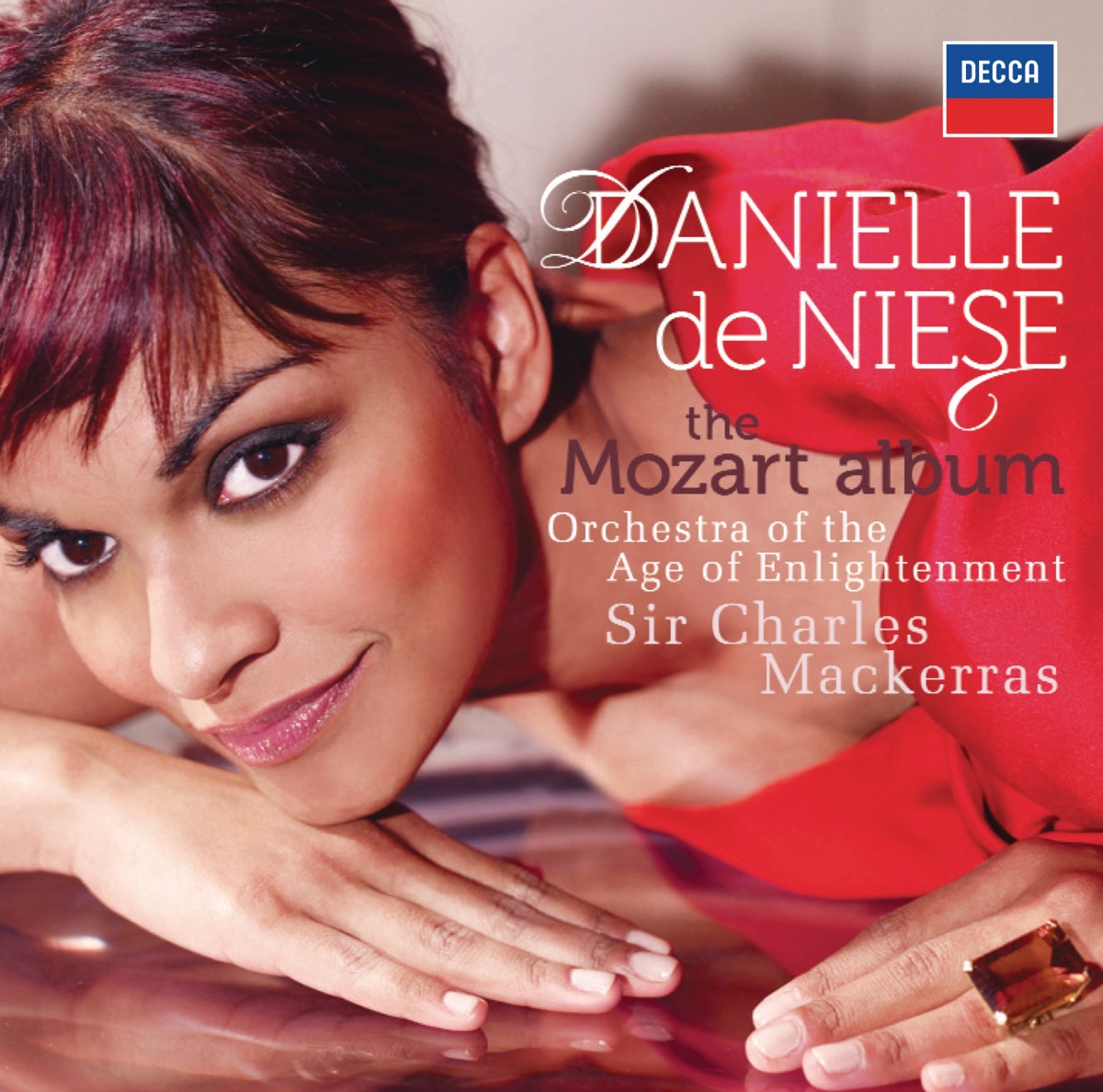 The Mozart Album by Danielle de Niese, Orchestra of the Age of Enlightenment & Sir Charles Mackerras album cover