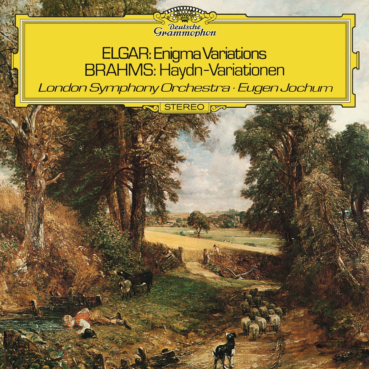 Elgar: Variations On An Original Theme, Op. 36 "Enigma" / Brahms: Variations On A Theme By Haydn, Op. 56a by London Symphony Orchestra & Eugen Jochum album cover