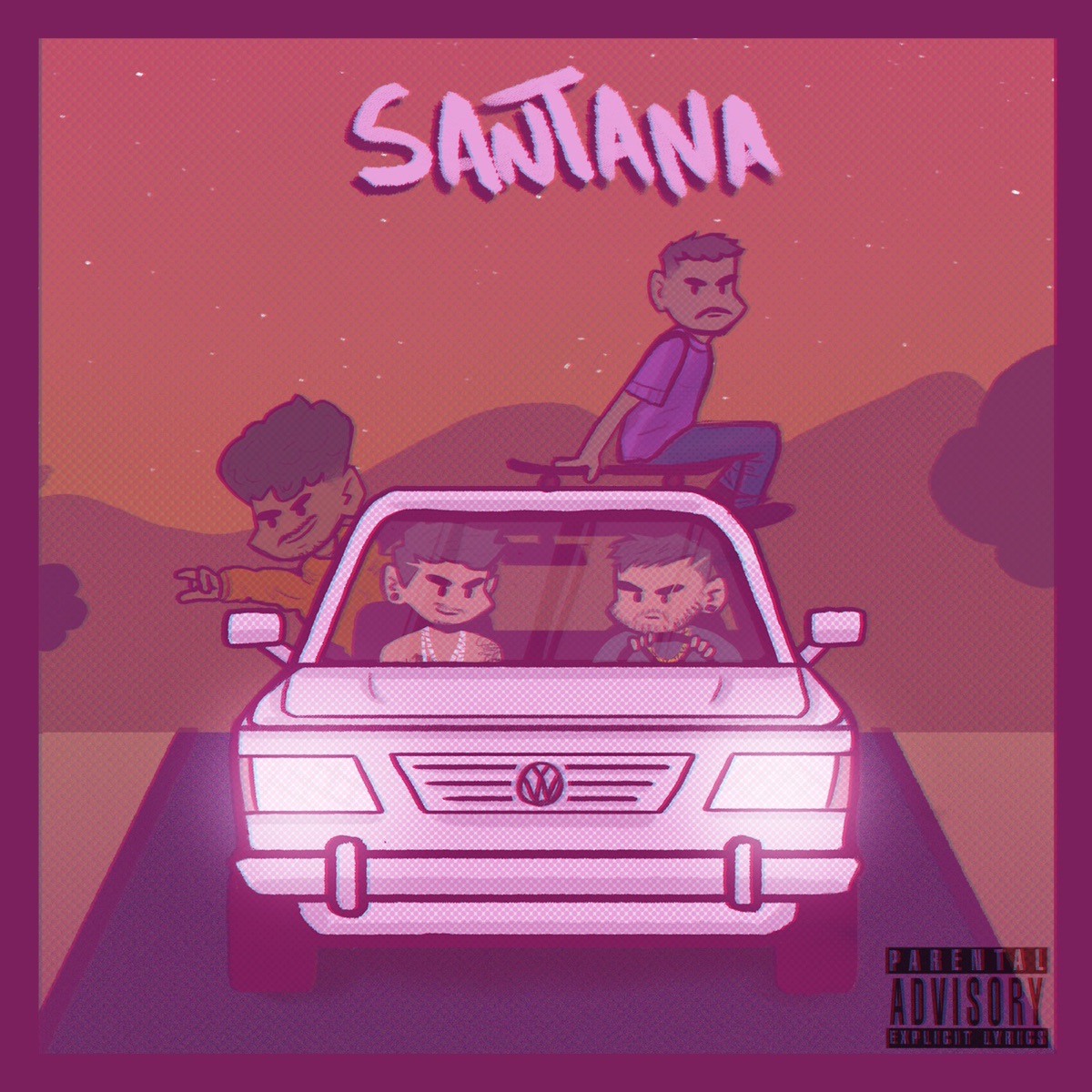 Santana (feat. Felipe Cof) - Single by Varandão, R. Guerra & Cout1nho album cover