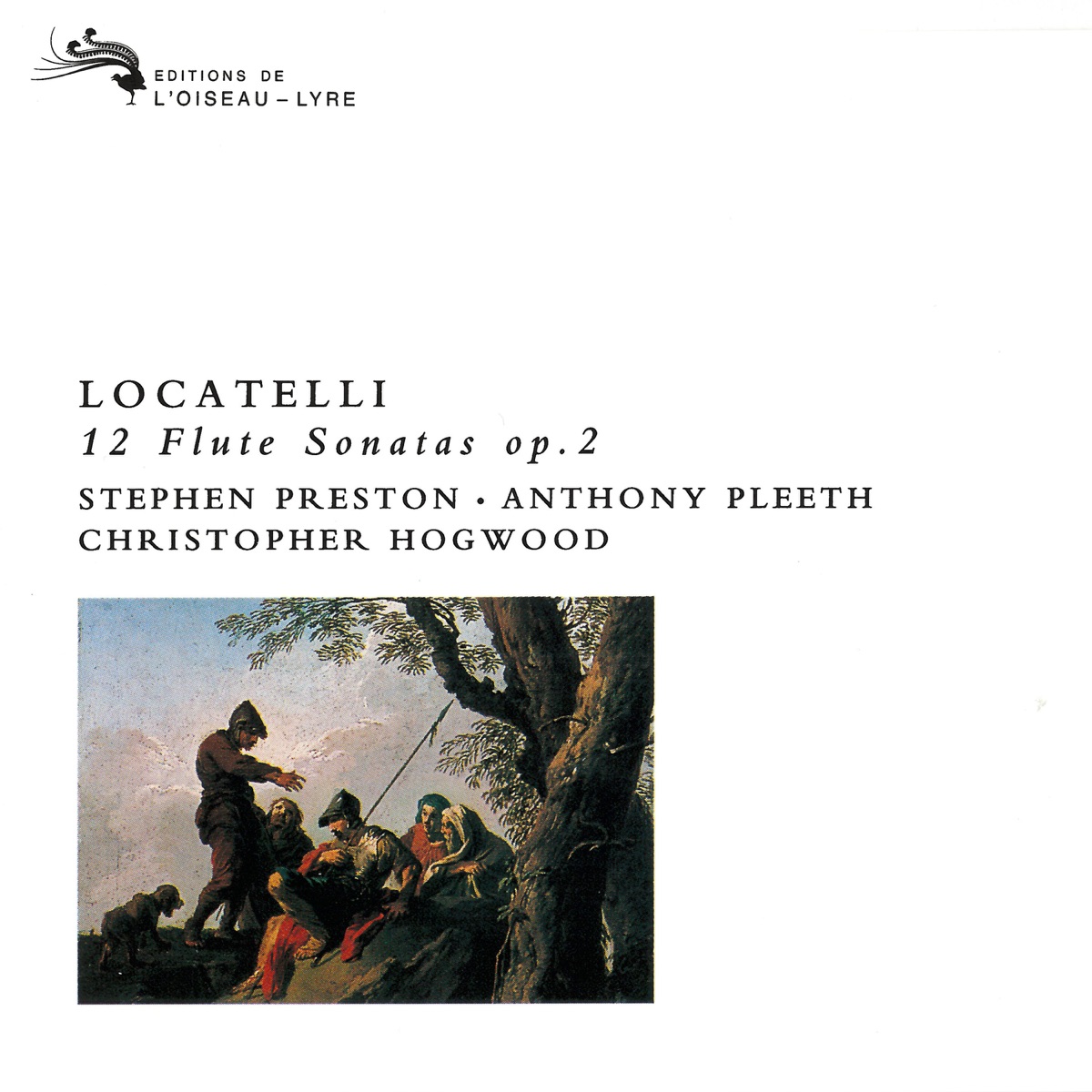 Locatelli: 12 Flute Sonatas, Op. 2 by Anthony Pleeth, Stephen Preston & Christopher Hogwood album cover