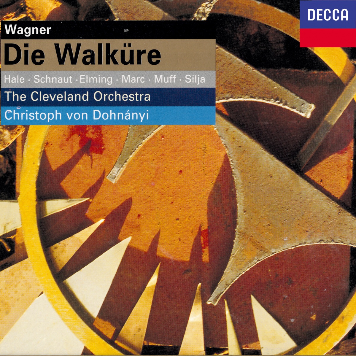 Wagner: Die Walküre by Christoph von Dohnányi, Gabriele Schnaut, Robert Hale, Poul Elming, Alessandra Marc, Alfred Muff, Anja Silja & The Cleveland Orchestra album cover