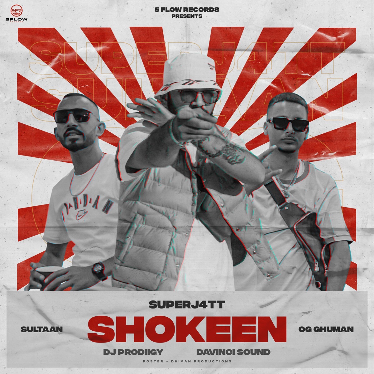 Shokeen (feat. Dj Prodiigy, DaVinci Sound) - Single by Superj4tt, OG Ghuman & Sultaan album cover